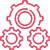 Support & Maintenance icon red UV Soft Solutions